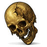 Gold Skull